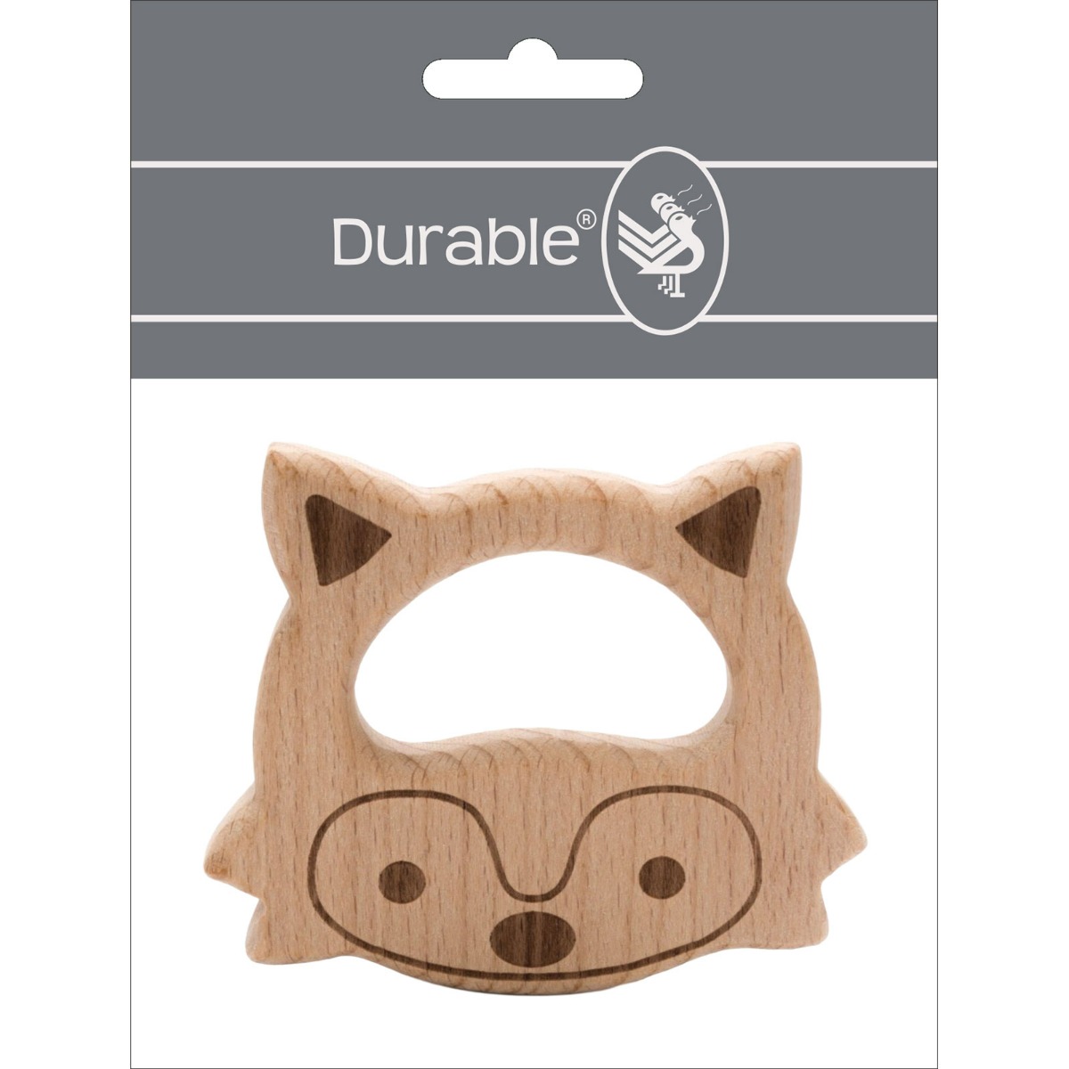 Durable 020.1009 Bijtring Hout Vos,  1 stuk - Kaart