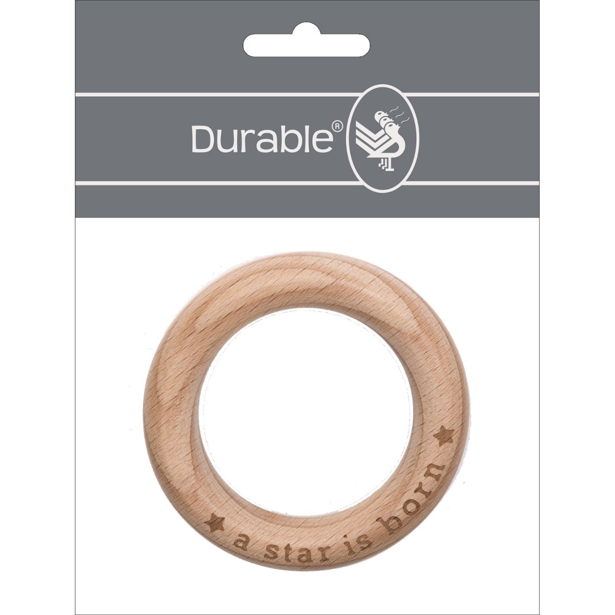 Durable 020.1017 Bijtring beukenhout Sweet Dreams,  1 stuk - Kaart