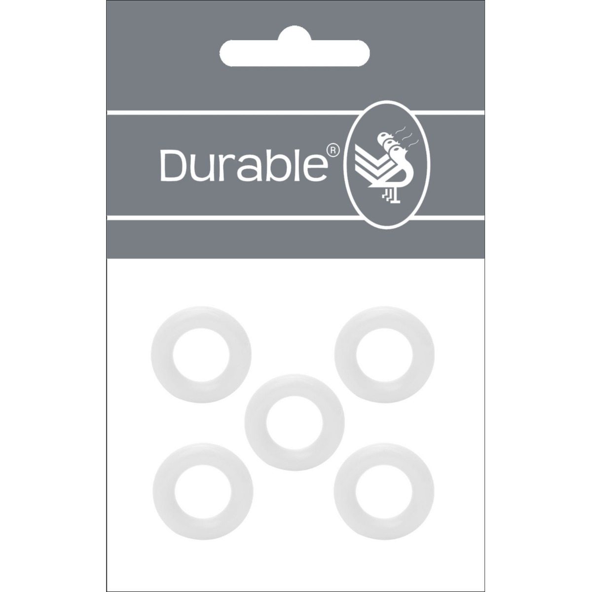 Durable 020.1025 Plastic Ringetjes 25mm,  5 stuks - Kleur 009