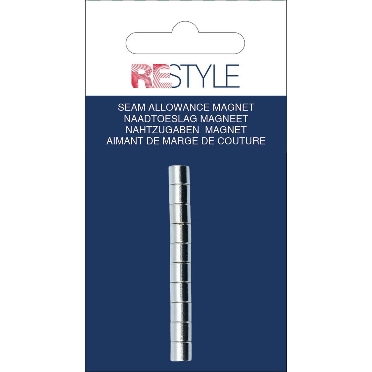 Restyle Naadtoeslag magneten 0,5mm, 10 stuks - Kaart