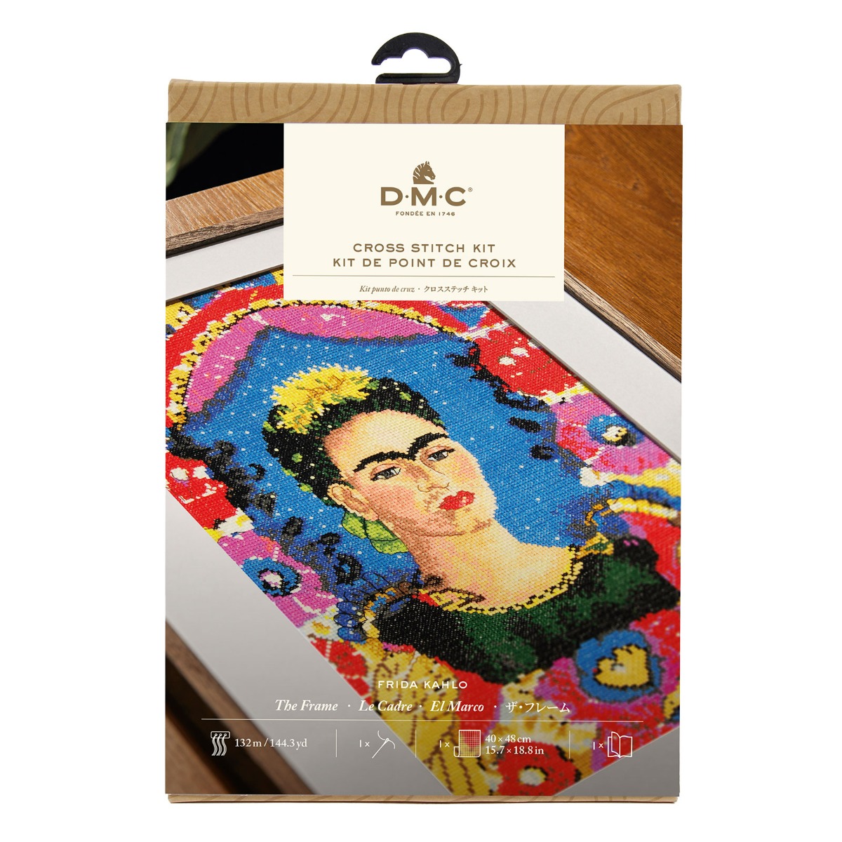 DMC BK1993 Kruissteek Borduurpakket Frida Kahlo - STUK