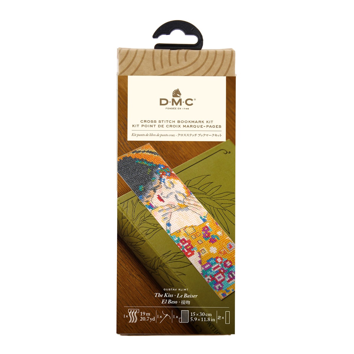 DMC BK1999 Kruissteek Borduurpakket De Kus van Gustav Klimt - STUK