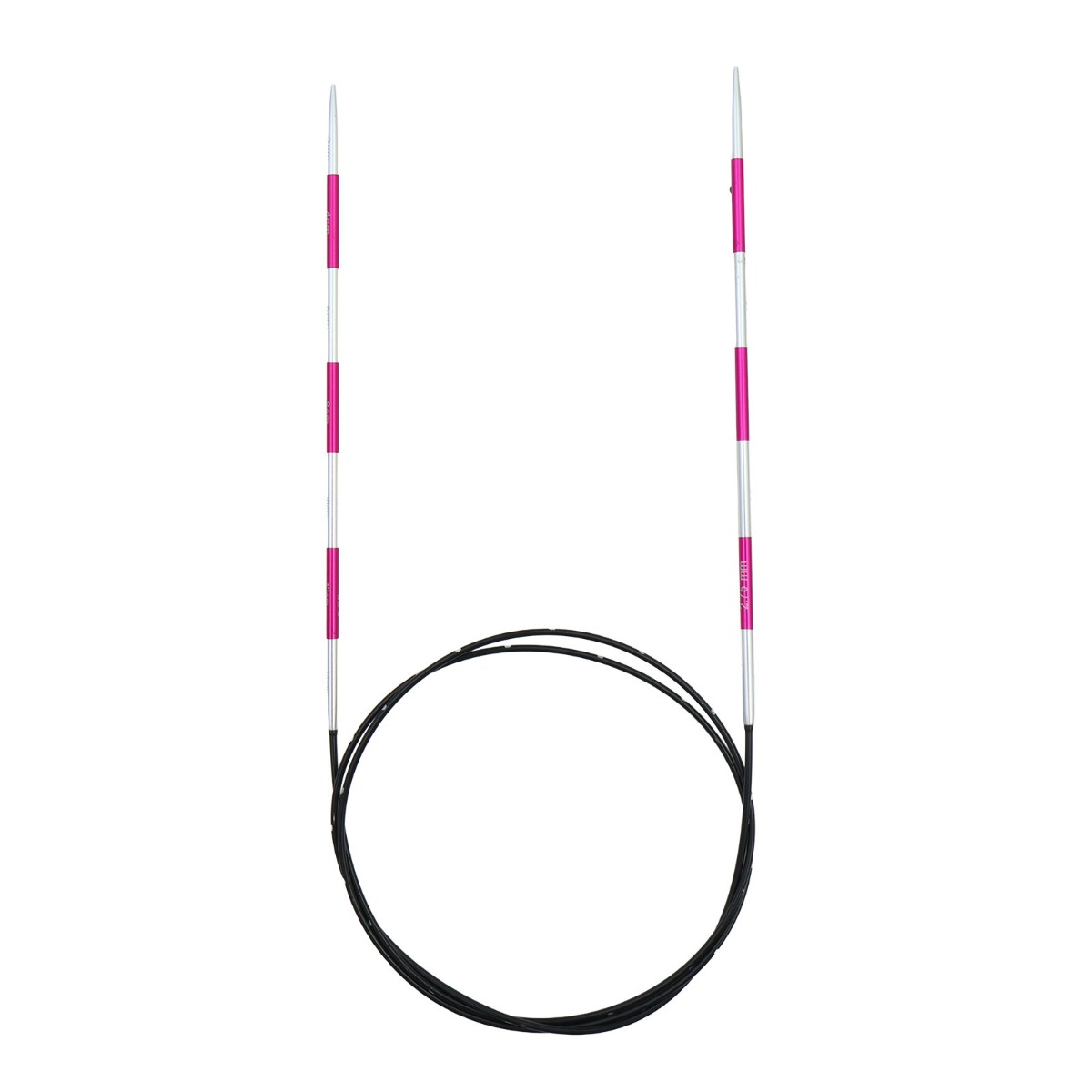 KnitPro 42104 Smartsix Rondbreinaalden 100 cm (Roze) 2,75 mm - Kaart