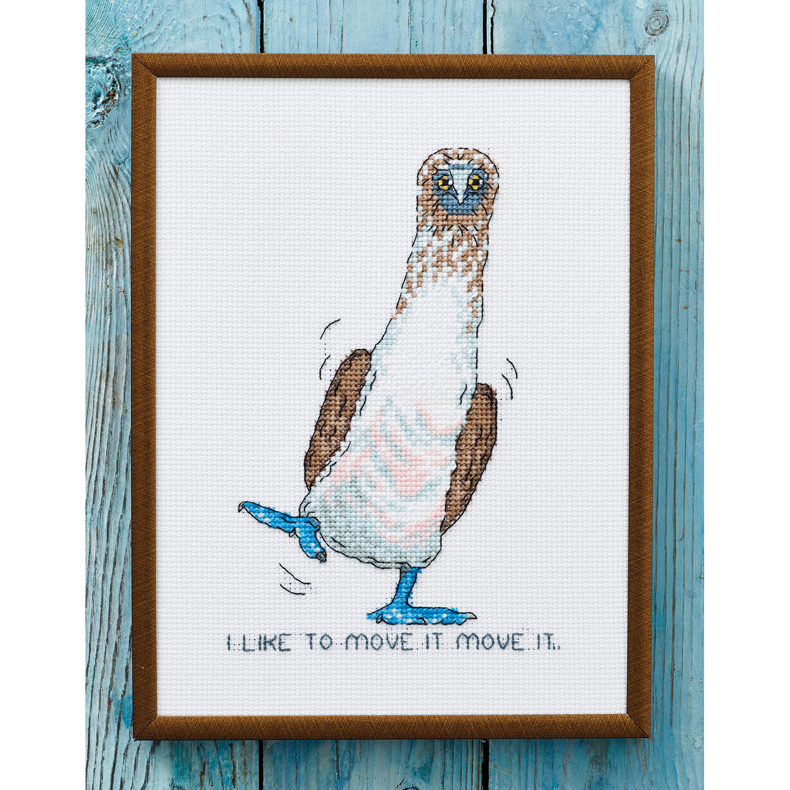 Permin 92-5105 Borduurpakket I like to move it 18x24cm - STUK