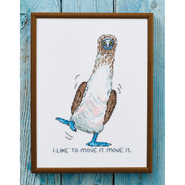 Permin 92-5105 Borduurpakket I like to move it 18x24cm - STUK