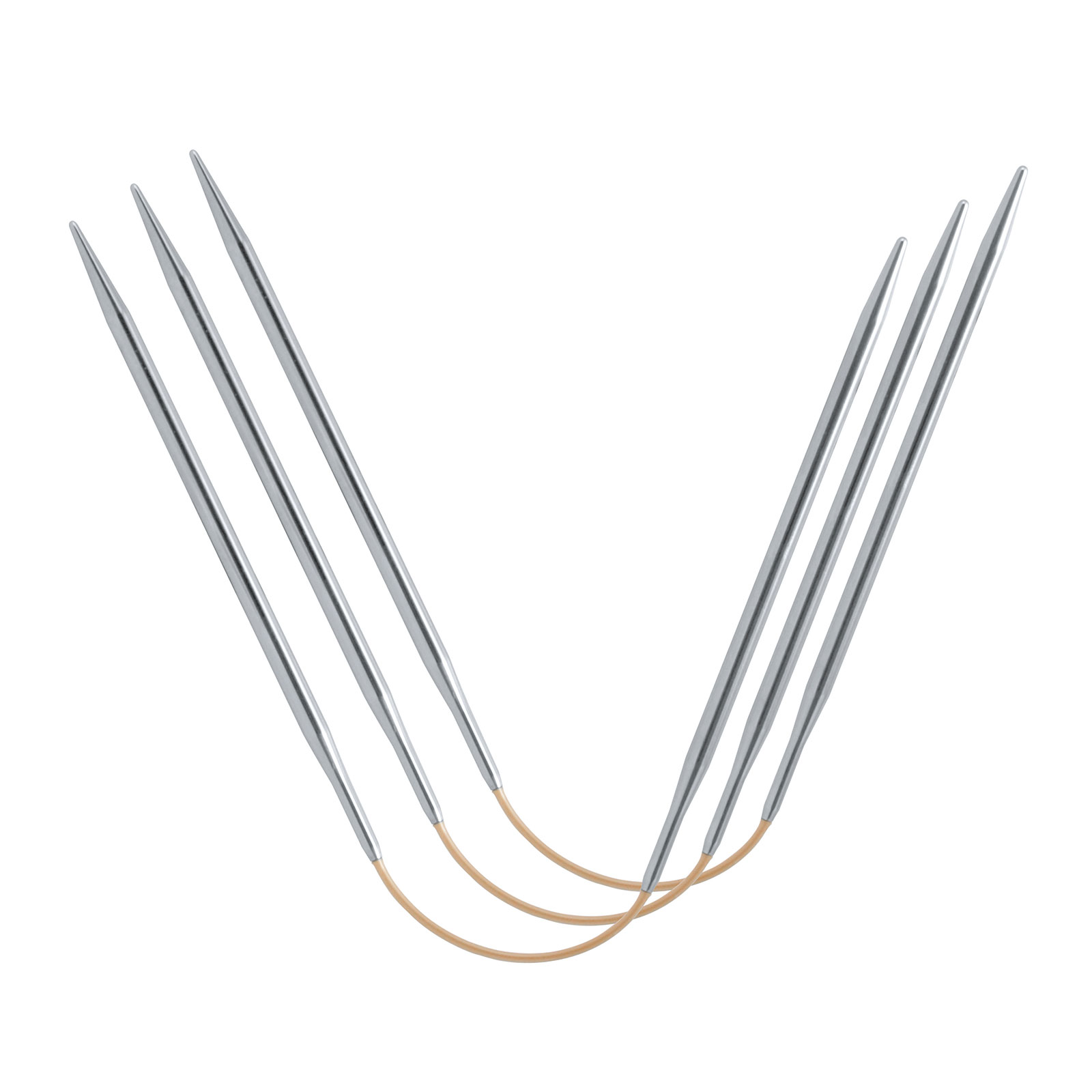 Addi 1612026.0650 CraSyTrio flexibele sokkennaalden metaal 26 cm 6,5 mm - Kaart