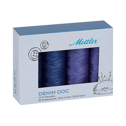 Amann Mettler DENIMDOC4 jeans naaigarenset Denim Doc 4 x 100 meter - STUK
