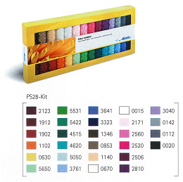 Amann Mettler PS28 Polysheen machineborduurgarenset 28 x 200 meter - STUK