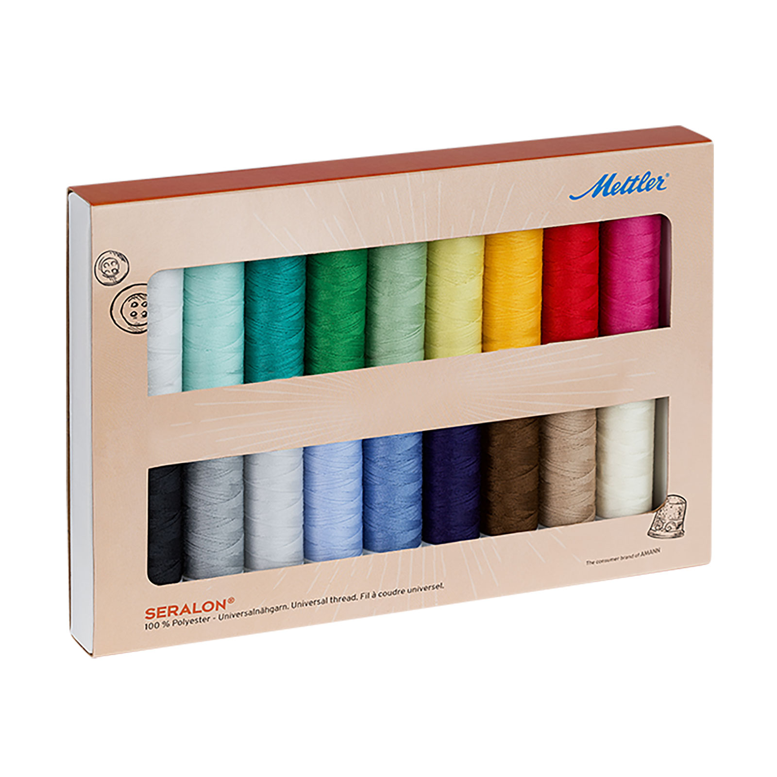 Amann Mettler SE18 Allesnaaigarenset Seralon 18 x 200mtr - STUK