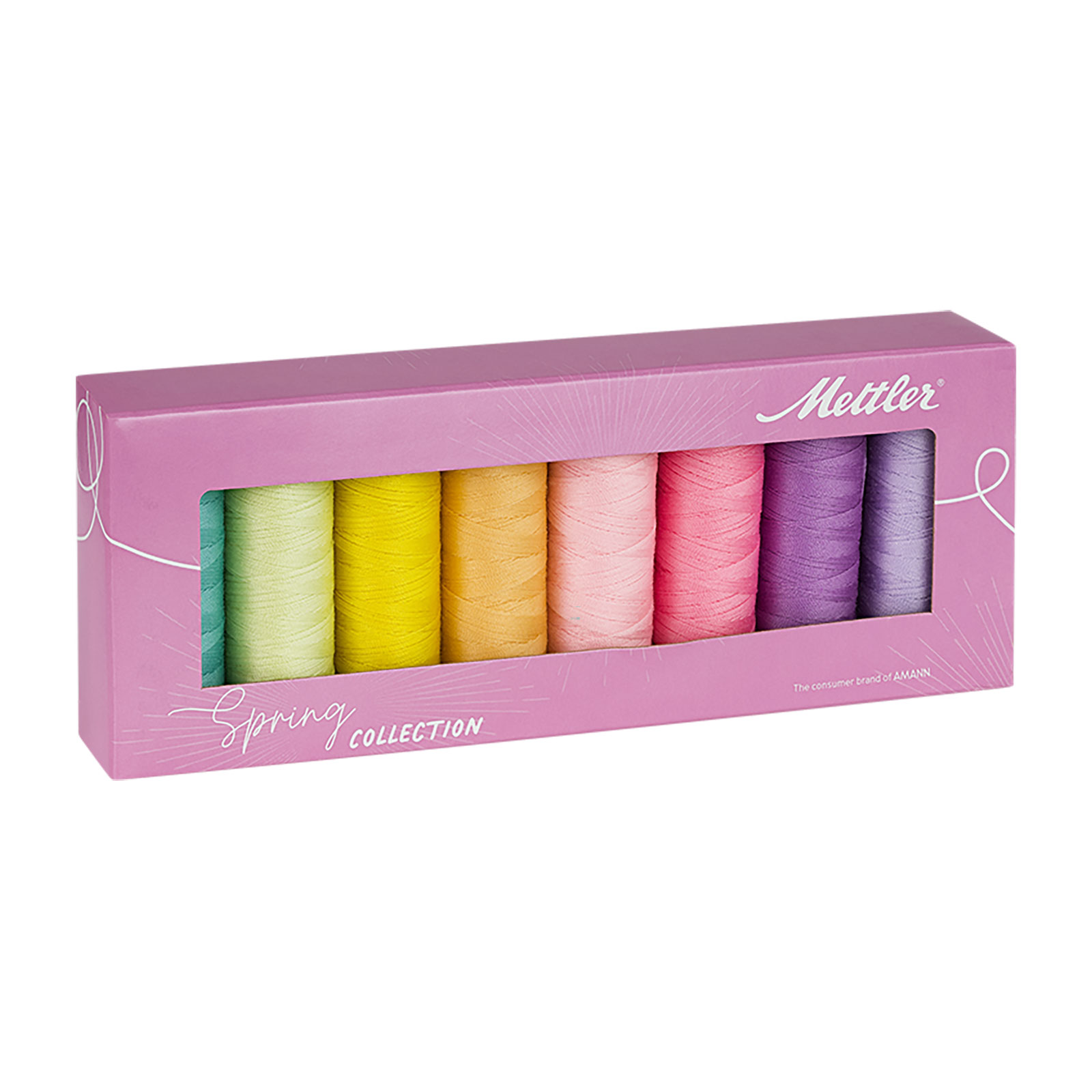 Amann Mettler SE8 Allesnaaigarenset Seralon 8 x 200mtr lentekleuren - STUK