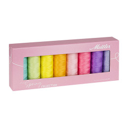 Amann Mettler SFC8SPRING Silk Finish Cotton naaigarenset, 8 x 150 meter - STUK