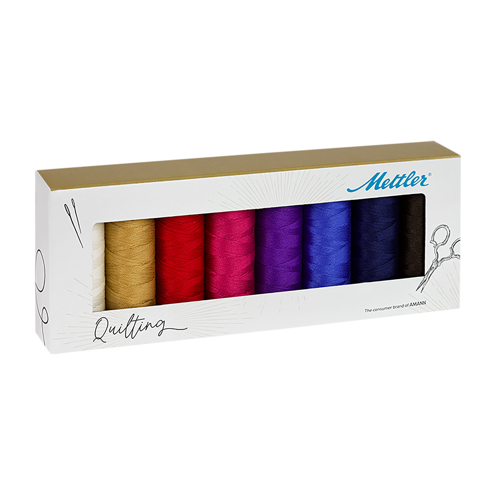 Amann Mettler SFCQ89136 Quiltgaren Silk Finish Cotton 40, 8 x 150 meter - STUK