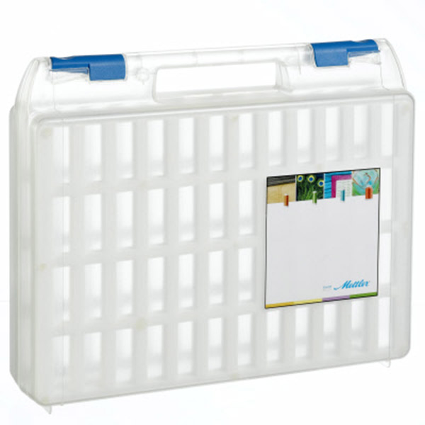 Amann Mettler TCEMPTY Garenkoffer voor 96 conen, LxBxH: 39 x 33,4 x 8,8 cm - STUK