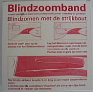 Antex 231221 Blindzoomband vlies 40 mm zwart strijkbaar - Meter