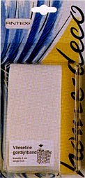 Antex 232000 Home Deco gordijnbandvlieseline 6 cm 5 meter - Kaart