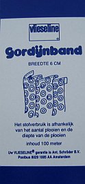 Antex 232500 Gordijnbandvlieseline 6cm naaibaar - ROL