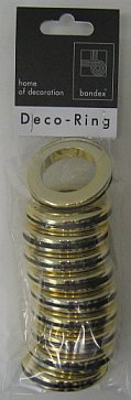 Antex 328791 Deco Ringen 35,5x55mm messing 10 stuks - STUK