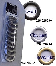 Antex 328800 Deco Ringen 35,5x55mm zwart 10 stuks - STUK