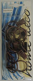 Antex 329513 Home Deco Ring+Clip roest 10 stuks - Kaart