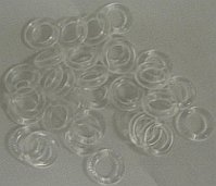 Antex Gordijnringen 6x10 transparant - PAK