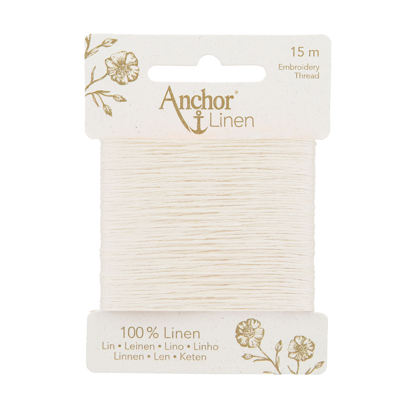 Anchor 4678000 Linnen borduurgaren - kaartje à 15 meter
 - Kleur 1