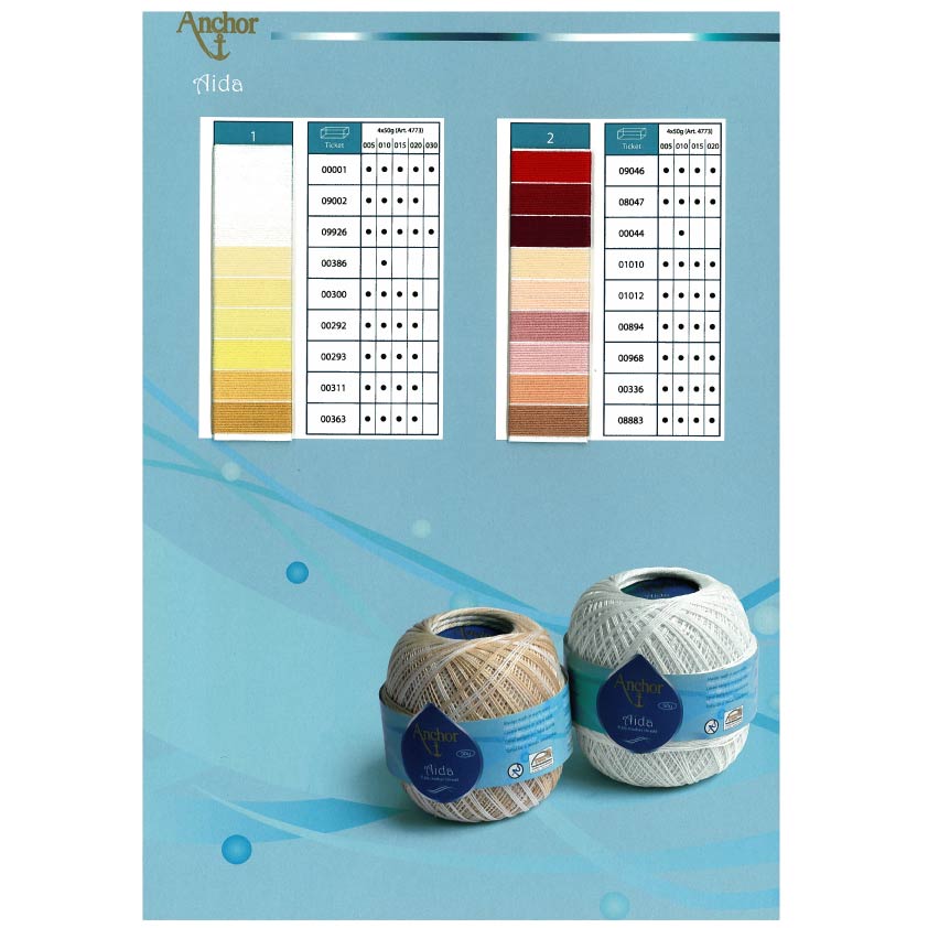 Anchor 4773015 Aida haakgaren 50 gram dikte 15 - Kleur 387