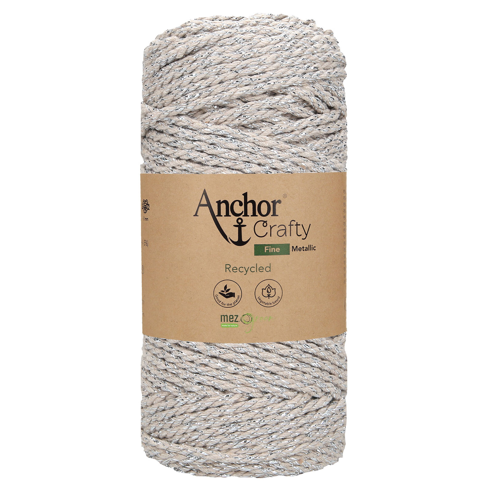 Anchor 4775300 Crafty Fine Metallic macramé garen 250 gram 65 meter - Kleur 500