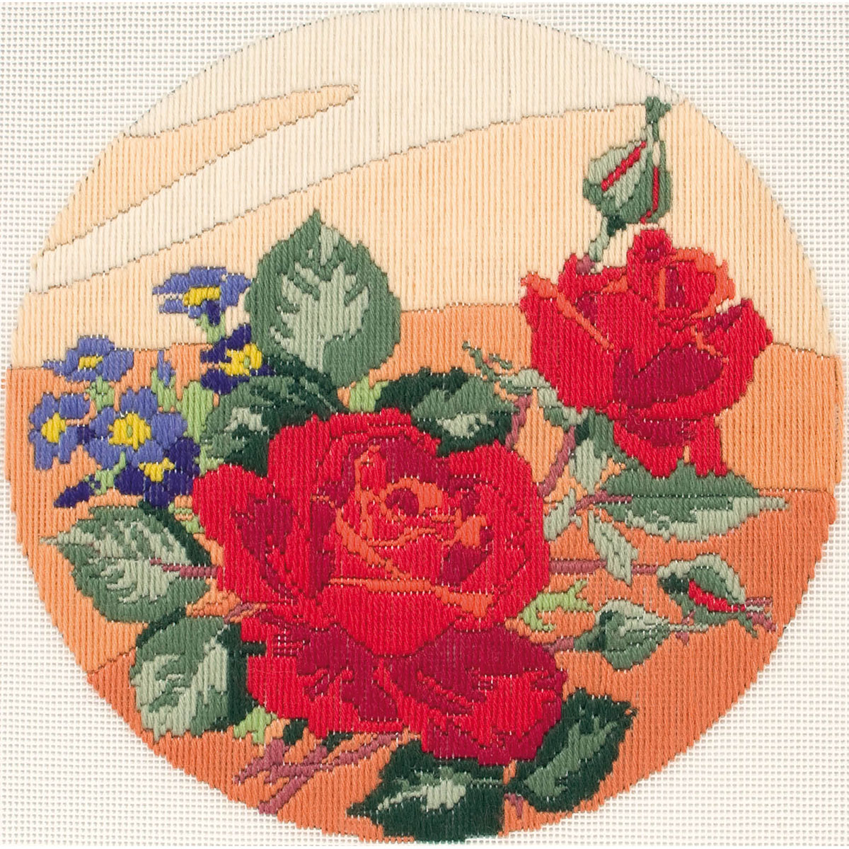 Anchor AK219 Telpatroon borduurpakket rozen 28 x 28 cm - STUK