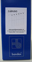 Bandex 328030 Caruso gordijnplooiband 70 mm transparant - Meter