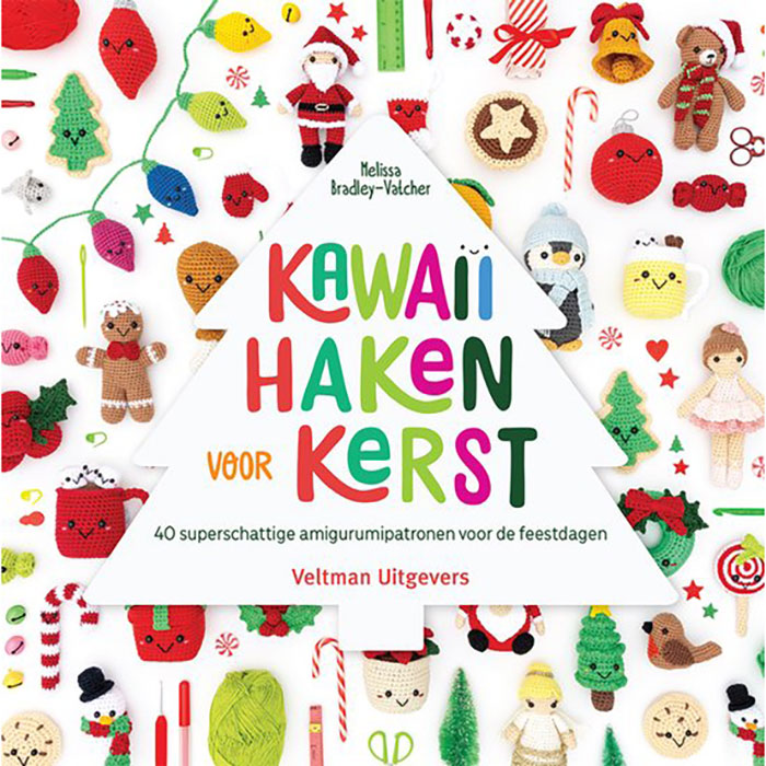 Boek Kawaiï haken voor kerst. ISBN 9789048323074. Nederlands - STUK