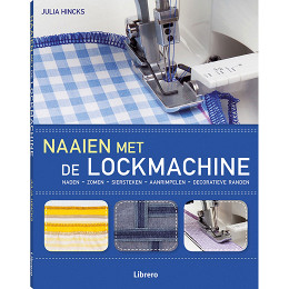 Boek naaien met de lockmachine , ISBN 9789089984425 - STUK