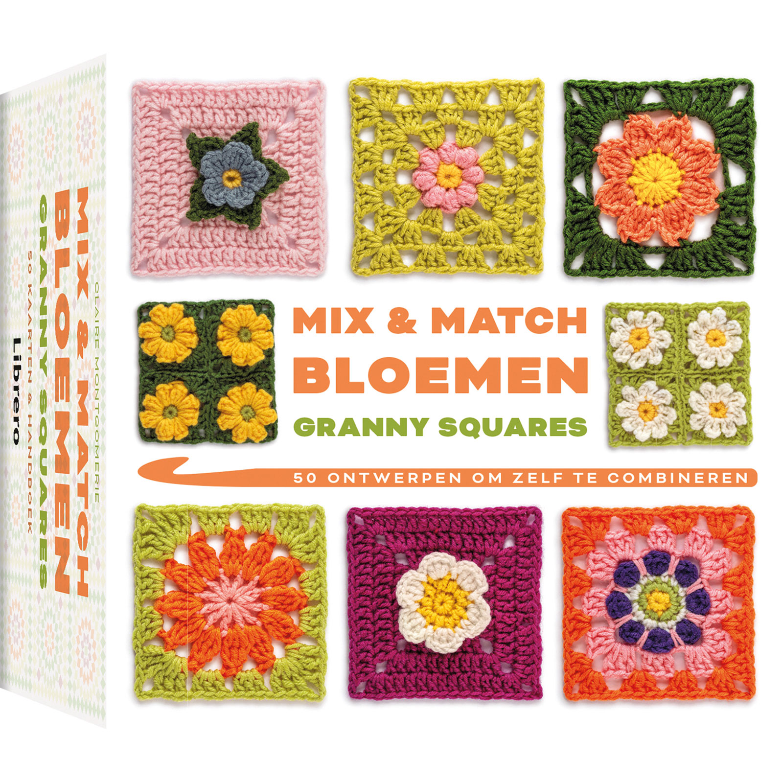 Boek Mix & Match Granny square Bloemen. ISBN 9789464991185. Nederlands - STUK