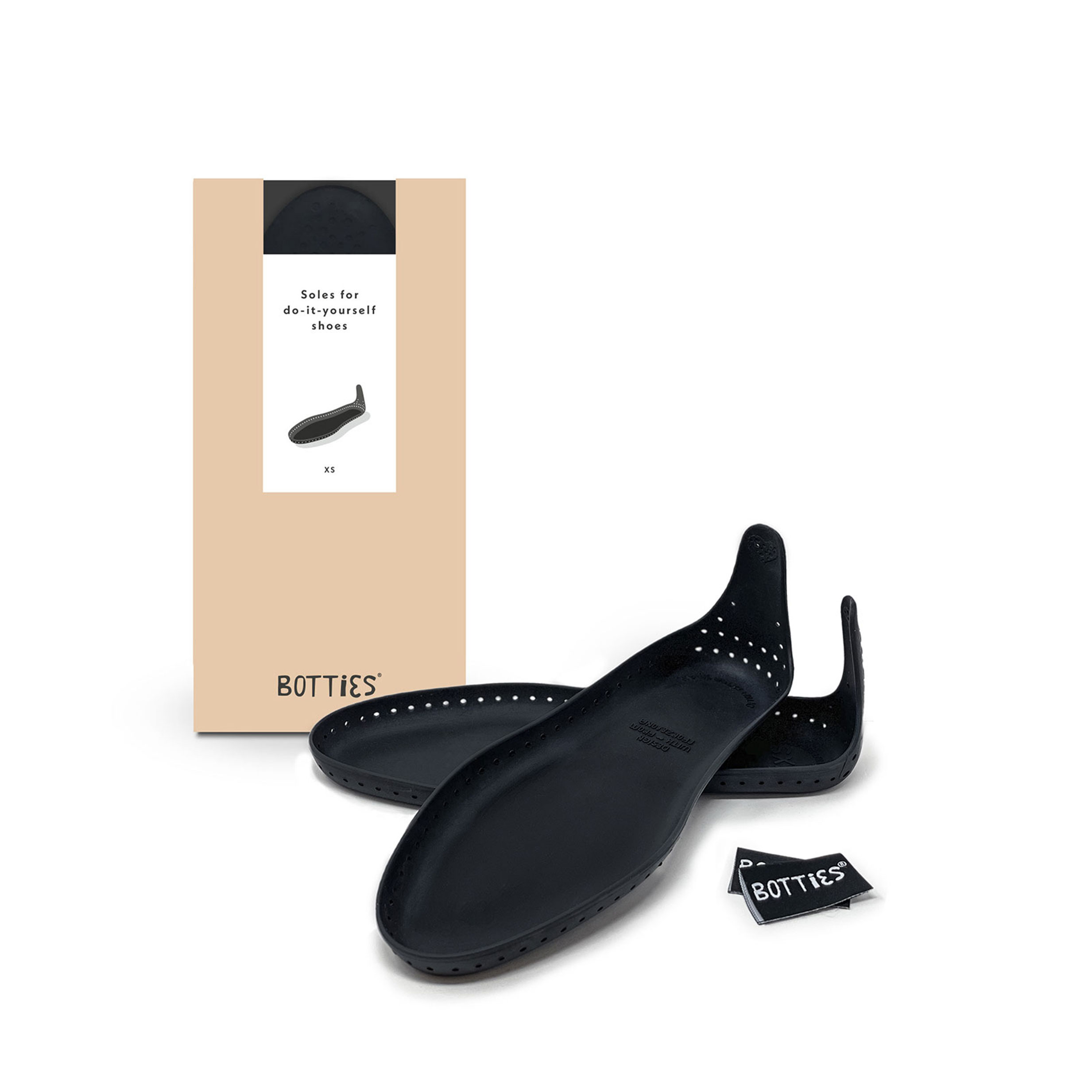 Botties S001 Kunststof zolen volwassenen XS (38) - STUK