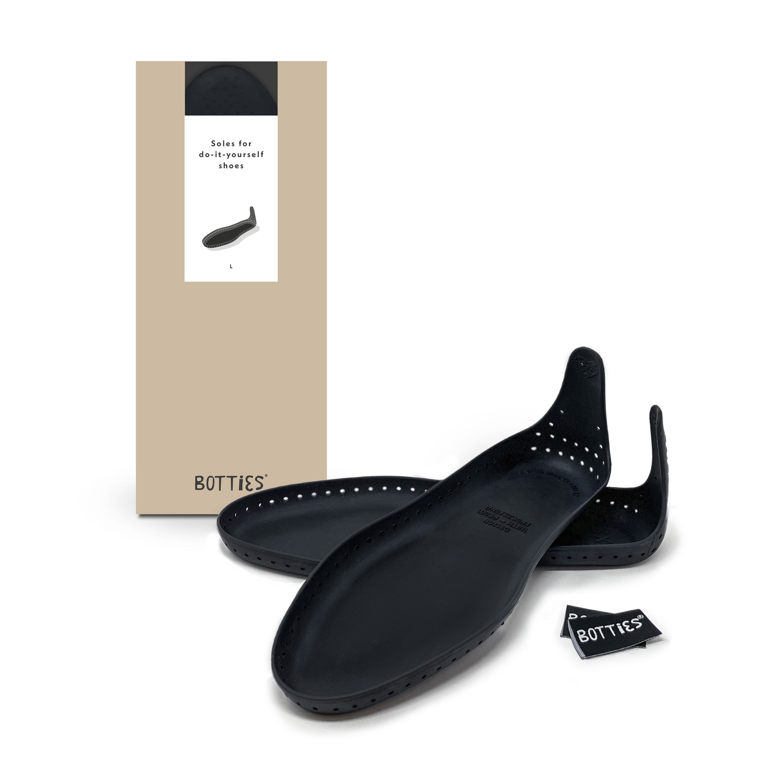 Botties S005 Kunststof zolen volwassenen L (44) - STUK