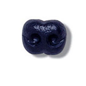 Merkloos 082.D112 Veiligheidsneuzen zwart 25 mm plastic  - 5 stuks - STUK