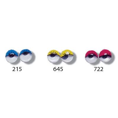 Merkloos 082.D144 Veiligheids bewegende oogjes 10 mm plastic plakbaar - Kleur 215