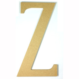 Merkloos 087.1000 Letters MDF 22 cm - Letter Z