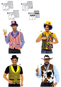 Burda patroon 2434 Vest. Maat: 36-48 - STUK