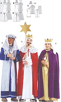 Burda patroon 2438 De Drie Wijzen. Maat: 104-164 - STUK