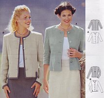 Burda patroon 8949 jack. Maat: 34-46 - STUK