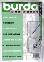 Burda kopieerset met markeringsstift, 4 vellen van 122 x 100 cm. - STUK