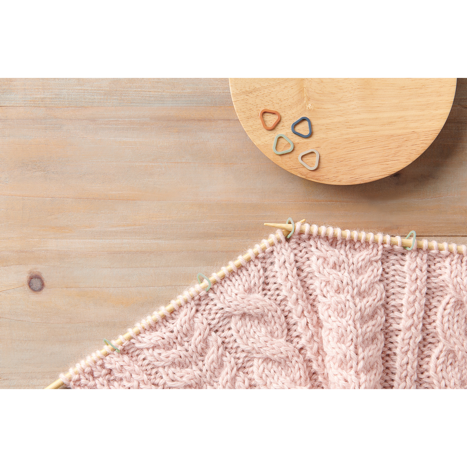 Clover 3193 Soft Stitch markers Triangle Medium - Kaart