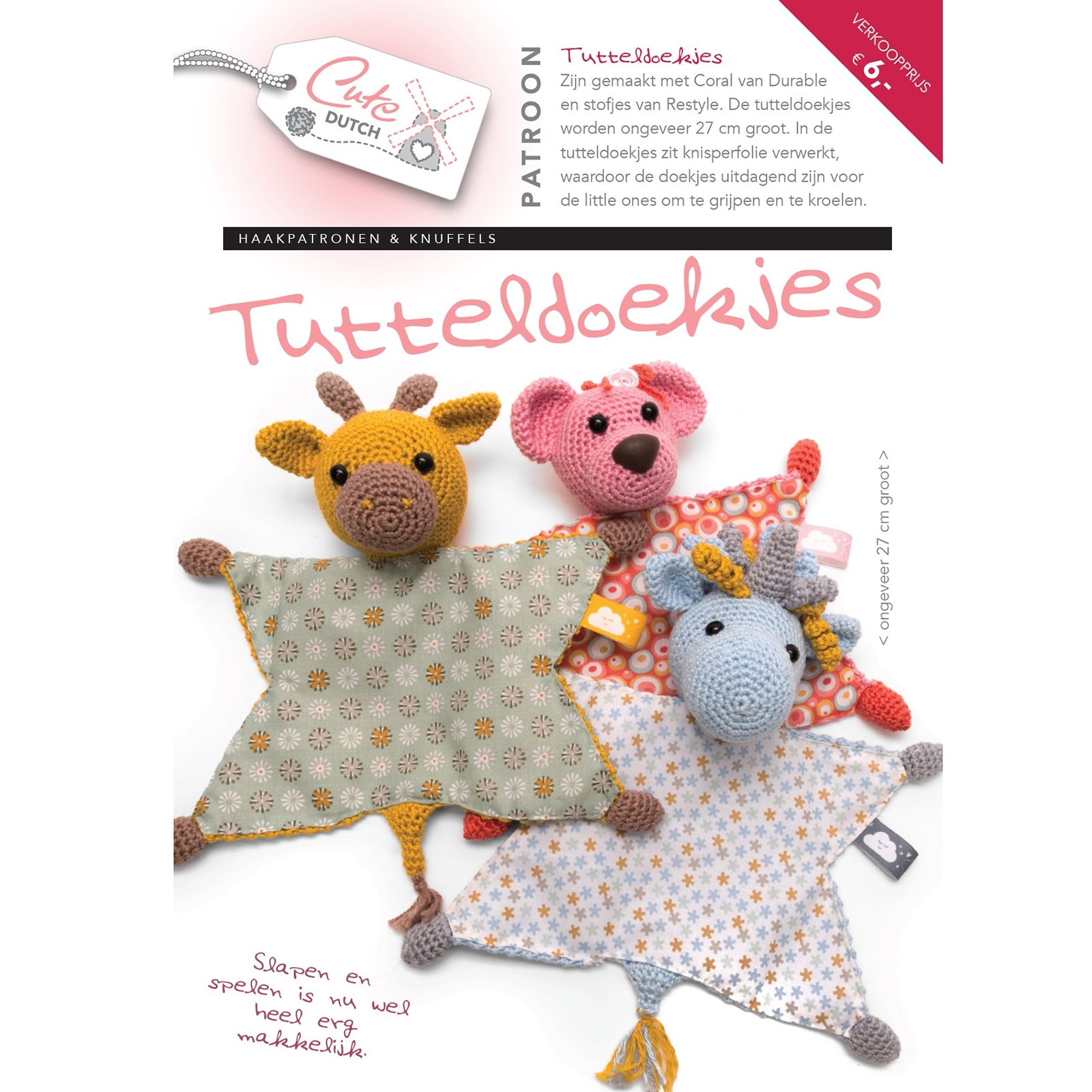 CuteDutch Patroonboekje Tutteldoekjes - STUK
