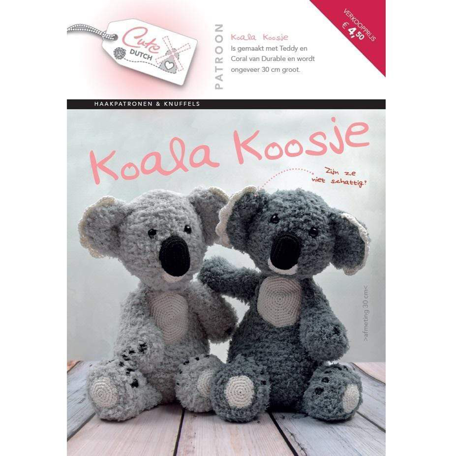 CuteDutch Patroonboekje Koala Koosje - STUK