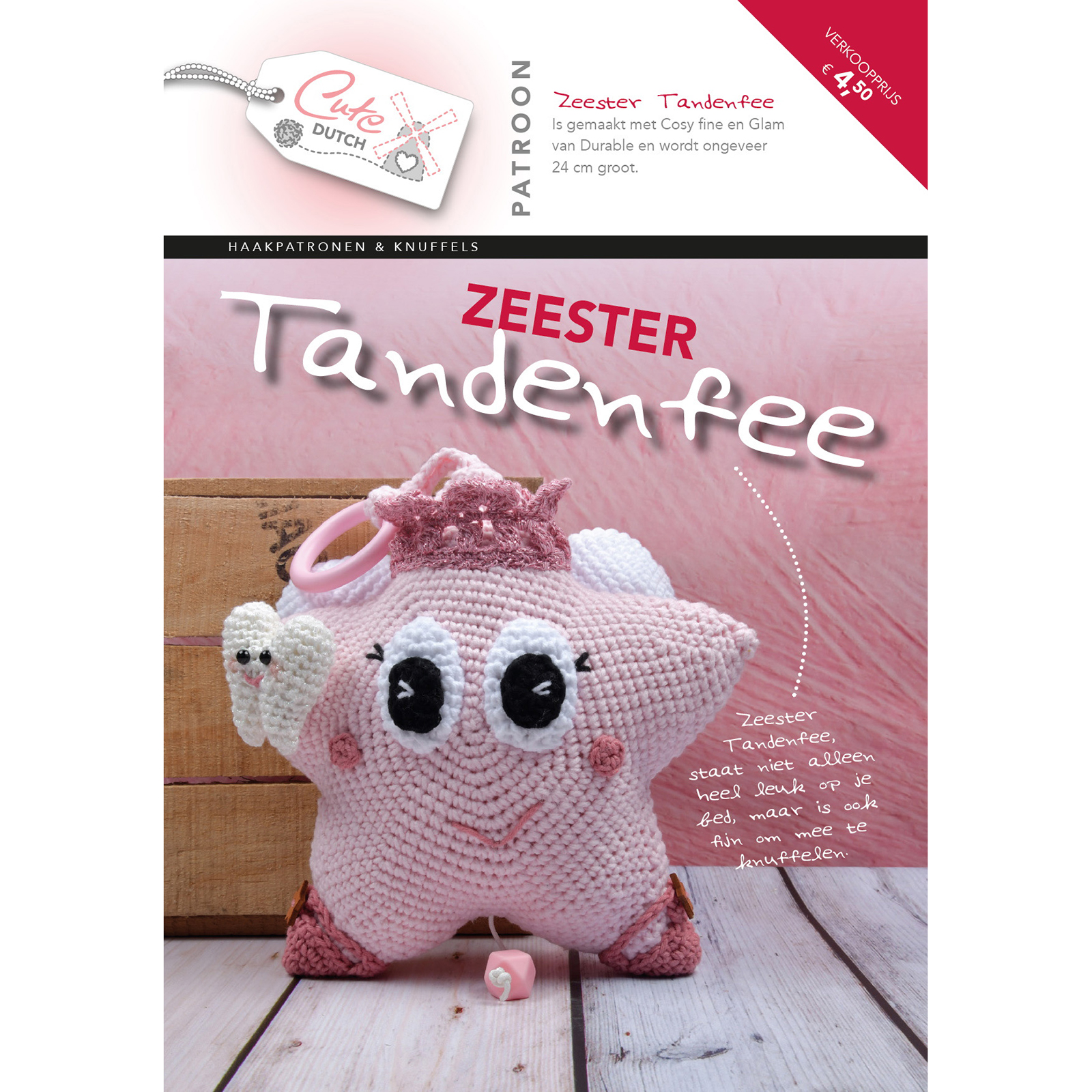 CuteDutch Patroonboekje Zeester tandenfee - STUK