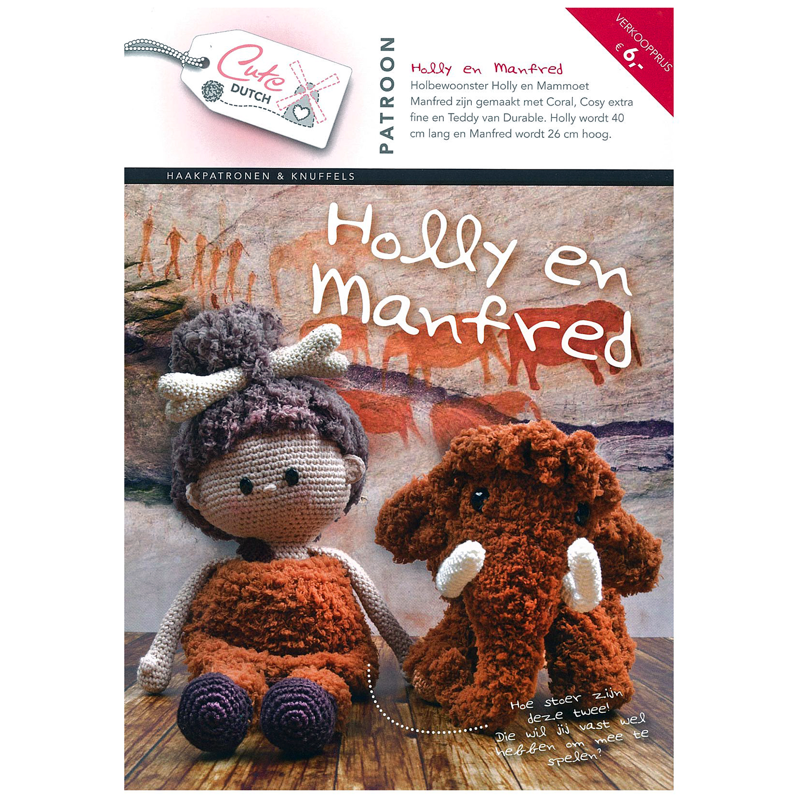 CuteDutch Patroonboekje Holbewoonster Holly - STUK