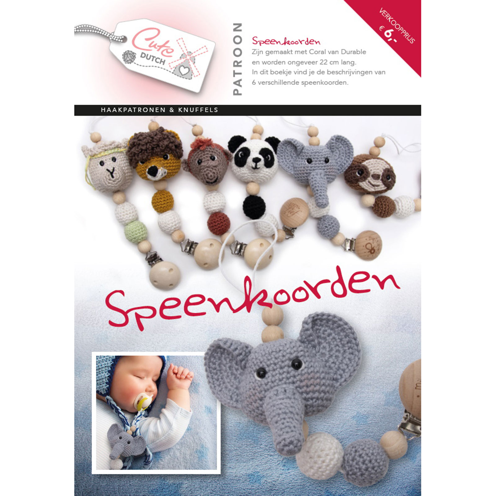 CuteDutch Patroonboekje Speenkoorden - STUK
