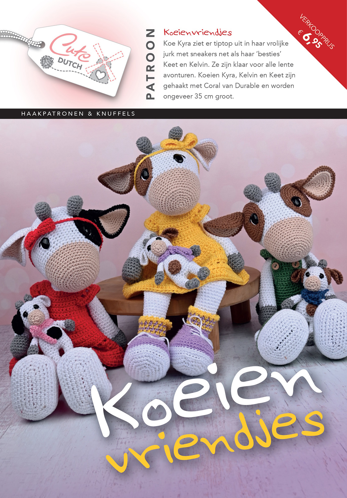 Cute Dutch Patroonboekje Koeienvriendjes. ISBN 9789083483764. Nederlands - STUK