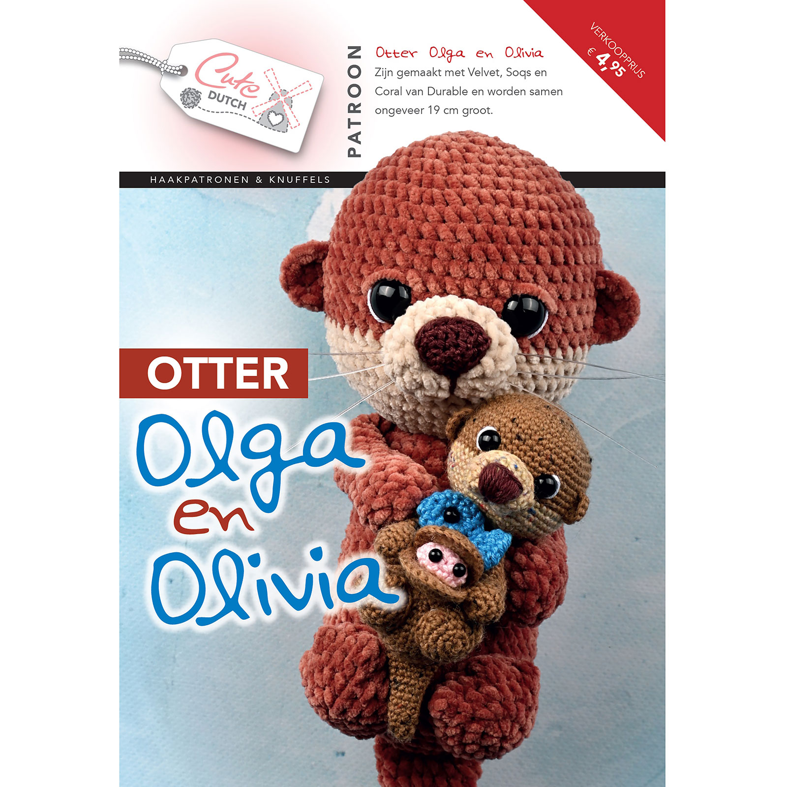 Cute Dutch Patronenboekje Otter Olga en Olivia. ISBN 9789083483788. Nederlands - STUK