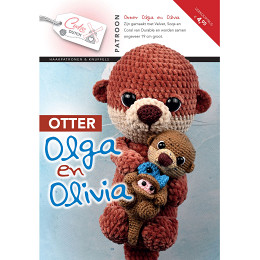 Cute Dutch Patronenboekje Otter Olga en Olivia. ISBN 9789083483788. Nederlands - STUK